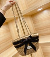 Wholesale Packaging Bag Totes Basket Exquisite Size Hangbags For Cm Straw Vintage Folding Travel Box Vacation Ontur