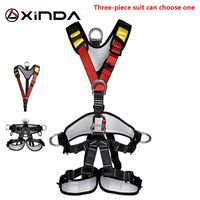 Wholesale Cords Slings And Webbing XINDA Professional Rock Climbing Harnesses Full Body Safety Belt Anti Fall Removable Gear Altitude Protection Equi