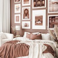 Wholesale Paintings Sandstone Archway Pink Architecture Poster Rose Desert Sand Wall Art Prints Canvas Painting Interior Bedroom Decor Pictures