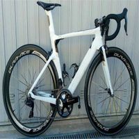 Wholesale Customize Logo White Concept Road Carbon Complete Full Bike with R7000 groupset C50 mm wheelset handlebar