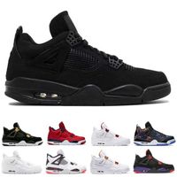Wholesale Fashion s Men Basketball Shoes Black cat Royalty LASER Black Gum Hot Punch Mens classic outdoor sneakers trainers sports shoes size