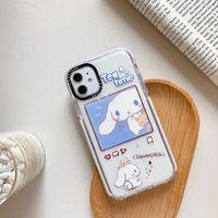 Wholesale Light transparent soft mobile phone cases with melody pudding dog pattern for iPhone pro promax X XS Max Plus