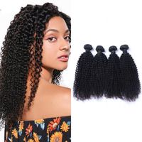 Wholesale Kinky Curly Wefts Indian Non Remy Human Hair or Bundles g pc Double Weft African American Can be Dyed