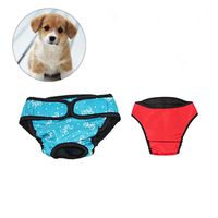 Wholesale Dog Apparel Pet Puppy Diaper Sanitary Physiological Pants Female Shorts Panties Menstruation Underwear Size