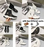 Wholesale 2021 socks casual shoes platform women men star black and white classic belt slow running outdoor flying speed boots size