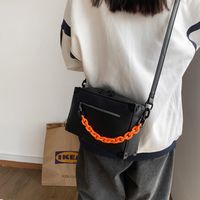 Wholesale Chain Messenger Bag Shoulder Sports Small Satchel Box PU Men s and Women s Bags