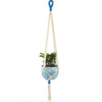 Wholesale Plant Hangers Indoor Outdoor Hanging Planter Basket Jute Rope Flowerpot Garden Tools Novelty Home Decor RRD7526