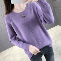 Wholesale Women s Sweaters jersey arrival autumn and winter geometric patterns female sweater knitted or crocheted Korean style a56 FPB