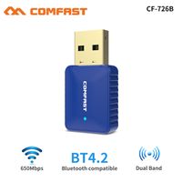 Wholesale 5ghz wireless wifi adapter mbps dual band antenna ac free driver usb bluetooth compatible network card receiver