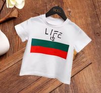 Wholesale Children Polo t Shirt Designer Kids Short sleeves Baby Polos shirts Boys Tops Embroidery Girl Cotton black White clothes cm