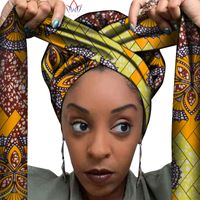 Wholesale African Headwrap In Women s Hair Accessories Scarf Wrapped Head Turban Ladies Hair Accessories Scarf Hat Headwrap Nigeria WYB612