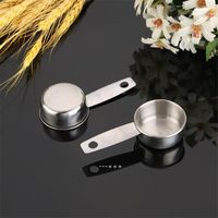 Wholesale NEW30ml stainless steel measuring spoon kitchen baking tools coffee beans measuring cup RRA11585