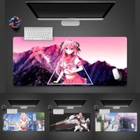 Wholesale Mouse Pads Wrist Rests Astolfo Kawaii Girl Silicone Large small Pad To Game Desk Gamer Office Large Mat X XL Non slip Laptop Cushion