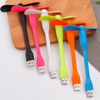 Wholesale Free DHL USB MINI Fan Pocket Gadget Summer Cooling for Cell Phone Power Bank Laptop and other Device USB Port