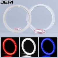 Wholesale Other Lighting System LED Angle Eye MM White Blue Red Halo Ring Car Fog Light Motorcycle Daytime Running DRL Headlight Decorative Lights