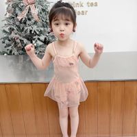 Wholesale The Children Swimwear Girls Conjoined Veil Type Super Lovely Child Small Princess Baby In Bubble Spring Women s