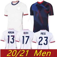 Wholesale 2020 Soccer Jersey PULISIC YEDLIN BRADLEY Soccer Shirt United States Mens WOOD DEMPSEY ALTIDORE Football Uniform