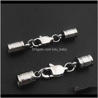 Wholesale Hooks Leather Cord End Crimps Clasps With Multi Shape Lobster Clasp For Diy Jewelry Findings Accessories Qget Tdy