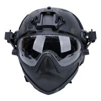 Wholesale Cycling Helmets Military Tactical Helmet Hunting Full Covered Protection Paintball For Outdoor War Game CS Combat Accessories