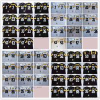 Wholesale NCAA Vintage th Retro College Football Jerseys Stitched White Black Jersey