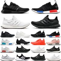 Wholesale nmd r1 ultraboost men women shoes ultra boost triple black white blue OG oreo Show Your Striples gray mens womens trainers sports sneakers original