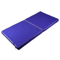 blue gym mats 2022 - Foldable Exercise Floor Mat Dance Yoga Gymnastics Training For Home Judo Pilates Gym 100x50x5cm (Blue) Mats