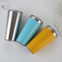 Wholesale Water Bottles Factory Price oz Vacuum Flasks Stainless Steel Tumbler Mug coffee Mug With Lid