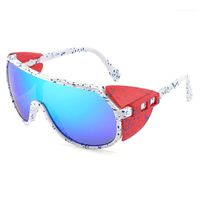 Wholesale Sunglasses Camo Polarized Men Women Sport Fishing Driving Sun Glasses Brand Designer Camouflage Frame With Case Ski Goggles