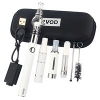Wholesale High quality in1 vape pens kit dry herb wax glass atomizer mt3 preheat evod vv battery all in one vaporizer