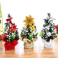Wholesale Christmas Decorations cm Mini Tree Table Top Small Desk Xmas Party Decorated For Home Office Ornament