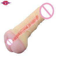 Wholesale Dildos Realistic Penis Enlarger Sleeve with Pussy Fake Ass Men Masturbator Women Sex Toys Real Dildo for Couples Gay Male
