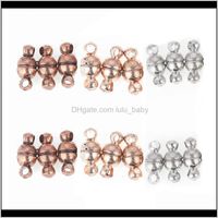 Wholesale Clasps Hooks Mm Rose Gold Black Vintage Magnetic Clasp Fit Bracelet Connectors Components Magnet Buckle Jewelry Making Findi Pf4Dq