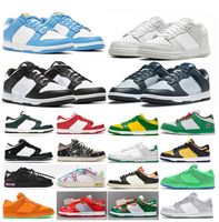Wholesale OFF The sneakers running shoes Panda Brazil Chicago Mens womens black white University Blue Photon Dust Syracuse Varsity Green Georgetown sports trainers