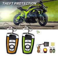 Wholesale Universal Motorcycle Burglar Alarm System Scooter Motor Bike Anti theft Security Two way Protection Remote Control Key Fob Systems