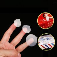 Wholesale Gift Wrap Round Rectangular Ear Sealing Sticker Transparent Pvc Interval Packaging Self sticking No Trace Plastic Label Box Bag Cup