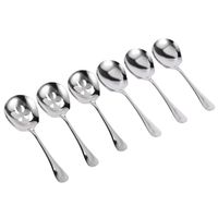 Wholesale Spoons Dinner Spoon Set Stainless Steel Buffet Banquet Spoon Catering Restaurant Service Tableware Pieces