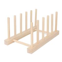 Wholesale Nail Gel Display Stand Wooden Sturdy Holder For Framed Pictures Artworks Plates