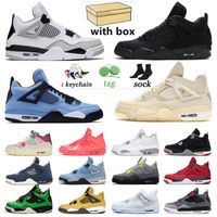 Wholesale Top s Designer Mens Womens Basketball Shoes Off Jumpman Black Cat White Cement x Tvs University Blue New Sail Shimmer Athletic Baskets Sports Sneakers Trainers