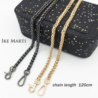 Wholesale Bag Parts Accessories Replacement Chain Gold Crossbody Shoulder Bags Strap Chains For Women Hangbag Snake Long Belts Handle DIY