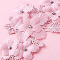 Wholesale Hair Accessories Style D Flower Lace Collar DIY Embroidery Applique Neckline Sewing Fabric Decoration Clothing Scrapbooking