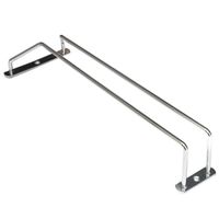 Wholesale Hooks Rails Anti Scratch Restaurant Chrome Plated Home Stainless Steel Protective Kitchen Easy Clean Bar Table Wine Glass Holder