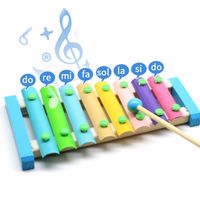 Wholesale New Music Instrument Toy Wooden Frame Xylophone Children Kids Toys Baby Educational Funny Gifts With Mallets H10098V5Q
