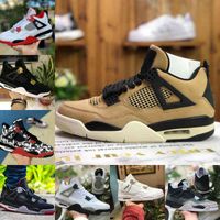 Wholesale Sale Bred Black Cat s Basketball Shoes Men Mens White Cement Encore Pine Green Wings Fire Red Singles Designer Sneakers IV Pure Money Trainers