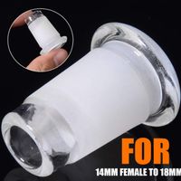 Wholesale Glass Bong Water Pipe Hookahs Oil Burner Tips Thick To Female mm Bowl Banger Hookah Standard Adapter Glass Pyrex cm Pipes Tools Bar Smoking Accessories