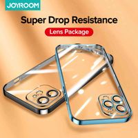 Wholesale Joyroom Plating Case For iPhone Pro Max Case Full Lens Cover Shockproof Soft TPU Cover For iPhone Pro Max Phone Case Y1025
