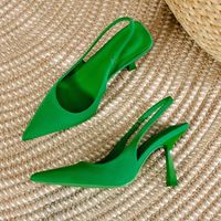 Wholesale Dress Shoes Summer Fashion High Heel cm Women Pumps Sandals Slingback With Heels Ladies Brand Design Closed toed Stiletto