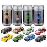 Wholesale 2 GHz s KM H Sport RC Racer Coke Can Car Mini Radio Remote Control Vehicle Micro Racing Toys Different Frequency