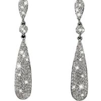 Wholesale 12Pair Teardrop Rhinestone Filled Stud Earrings For Women Halloween Aesthetic Jewelry Accessories
