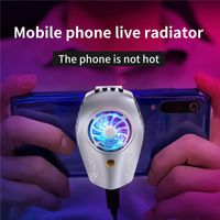 Wholesale K3 Cool semiconductor refrigeration cooling fan RGB light mobile Phone heat sink for Cell Phones live broadcast