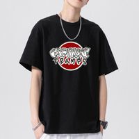Wholesale Men s T Shirts Make Strange And Interesting Patterns Summer Black Oversize Style Fashion Hip Hop Print Ulzzang Harajuku Streetwear Tshirt